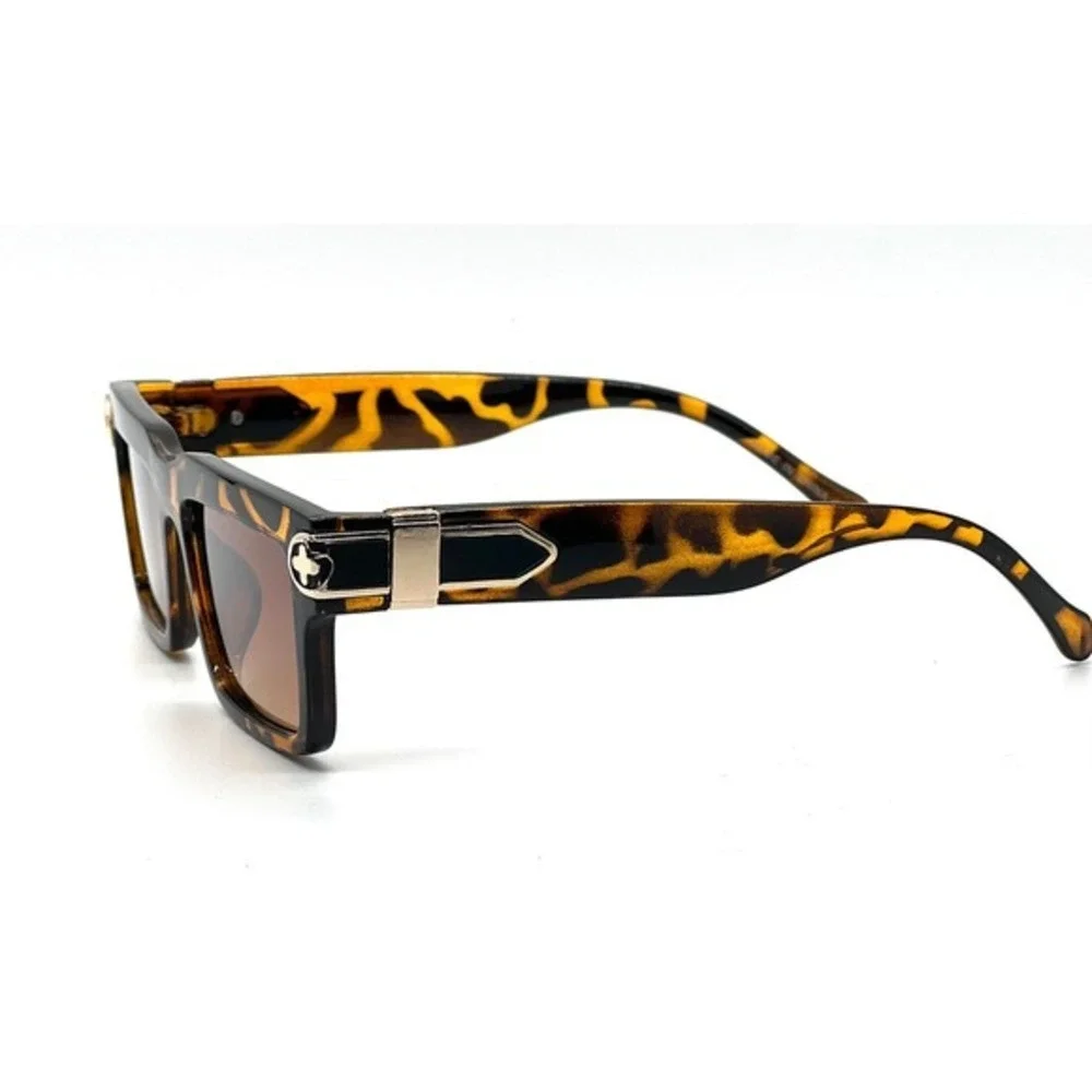 Sunglasses Women Men Sunglasses Tortoise Square Shades Hip Hop Style Small Lens‎